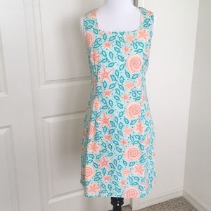 Lilly Pulitzer Shell & Starfish shift dress
